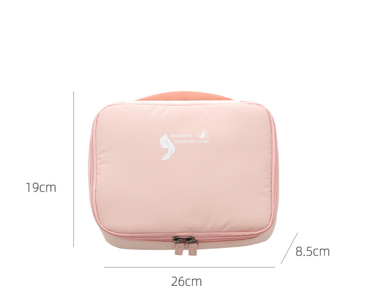 Candy Color Cosmetic Bag Quartet Portable Wash Travel