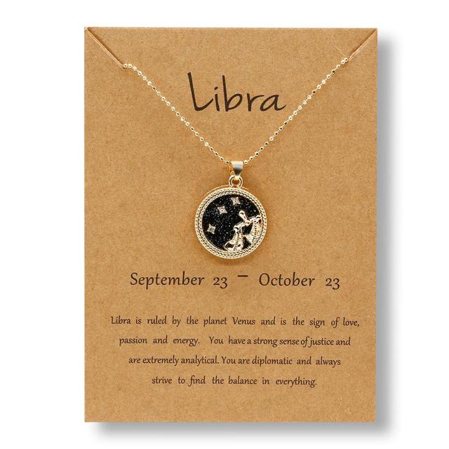 Gold Zodiac Necklace