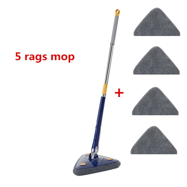 Extended Triangle 360 Twist Squeeze Mop