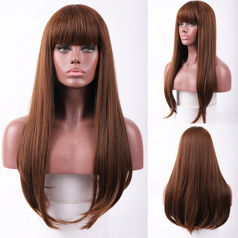 Ladies Fashion Anime Straight Hair Cosplay Wig