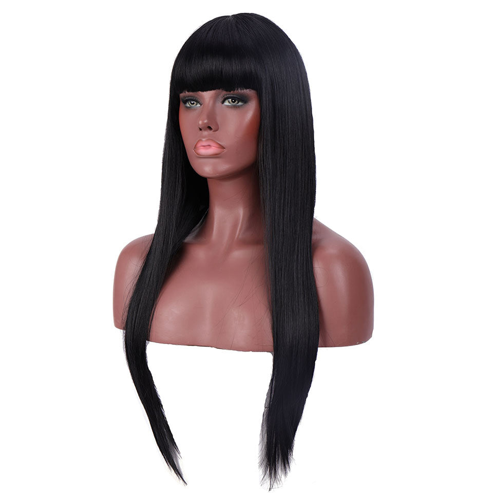 Ladies Fashion Anime Straight Hair Cosplay Wig