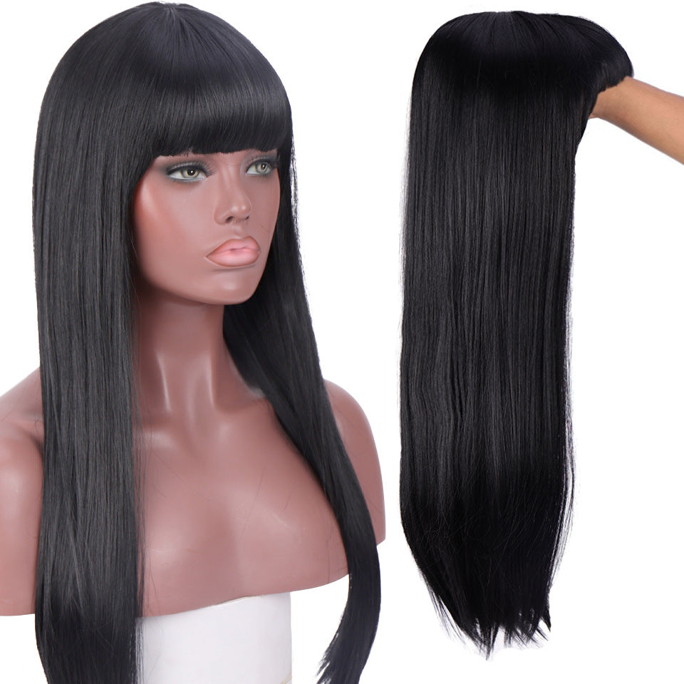 Ladies Fashion Anime Straight Hair Cosplay Wig