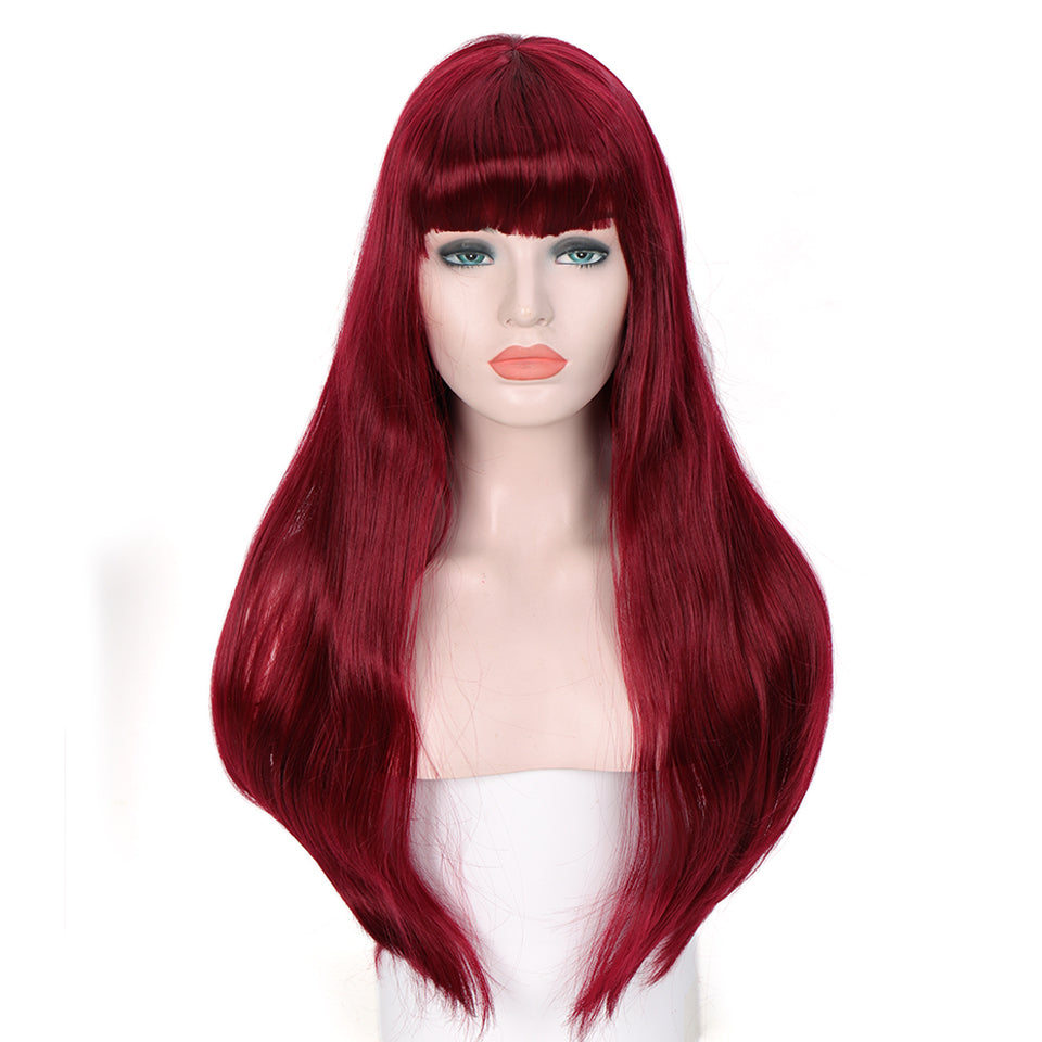 Ladies Fashion Anime Straight Hair Cosplay Wig