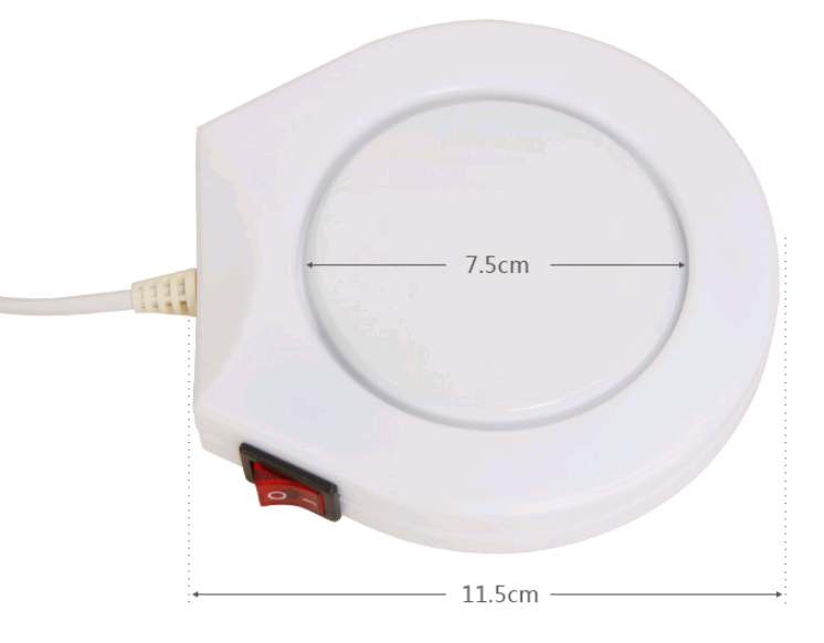 w220V winter non-slip insulation plate type electric insulation coaster Household thermostat 60 degree warm milk