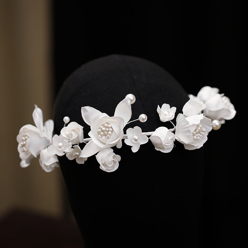 Minimalist Sen Style Bridal Flower Headband