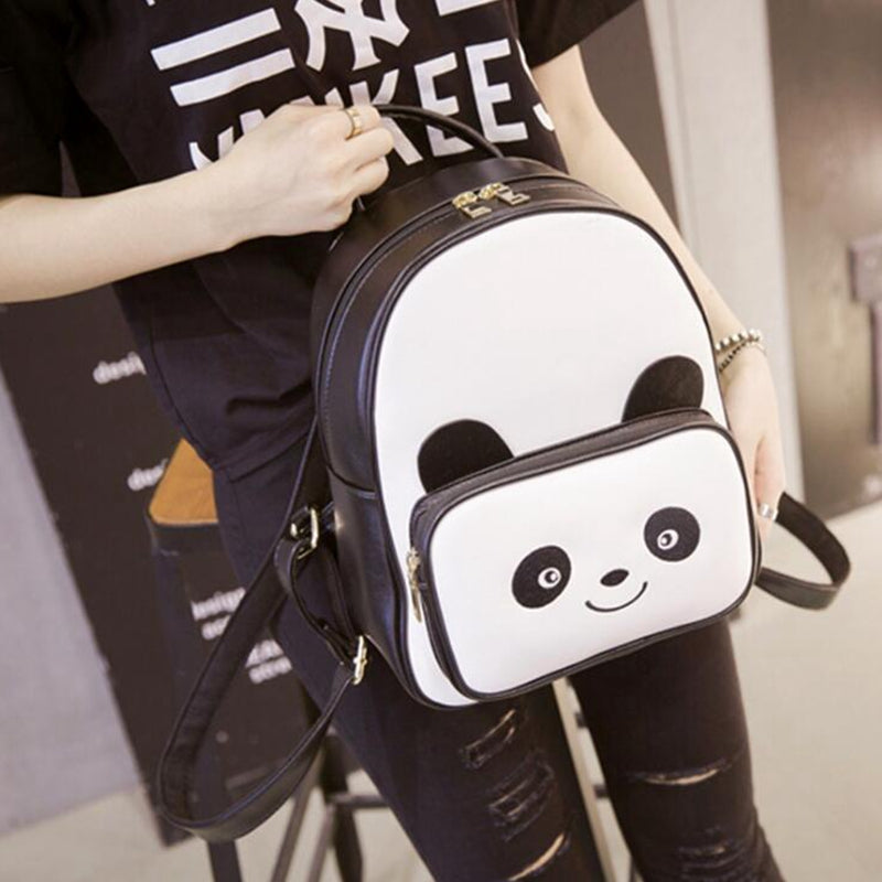 Versatile PU leather backpack