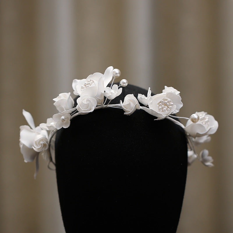 Minimalist Sen Style Bridal Flower Headband