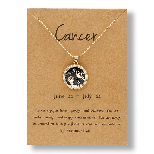 Gold Zodiac Necklace