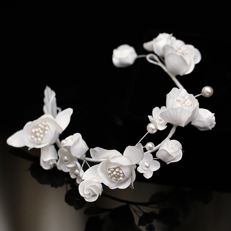 Minimalist Sen Style Bridal Flower Headband