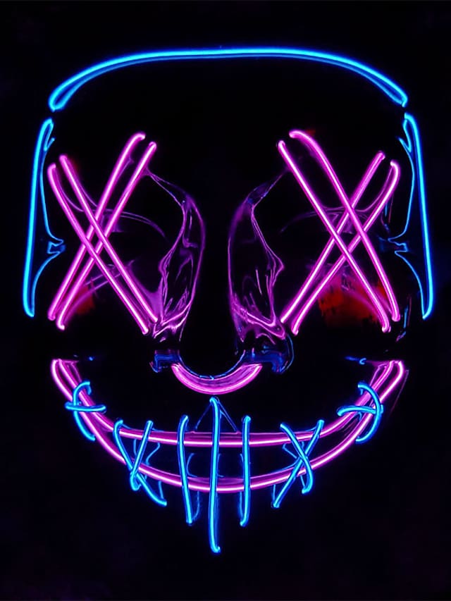 LED Light Purge Mask Cosplay