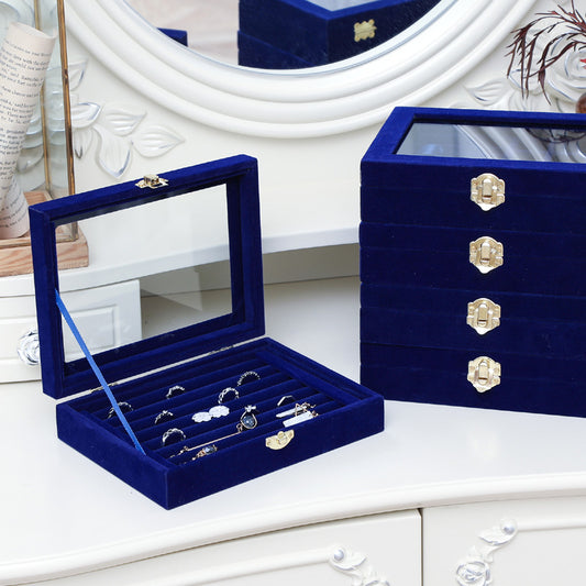 Small Royal Blue Jewelry Box Jewelry