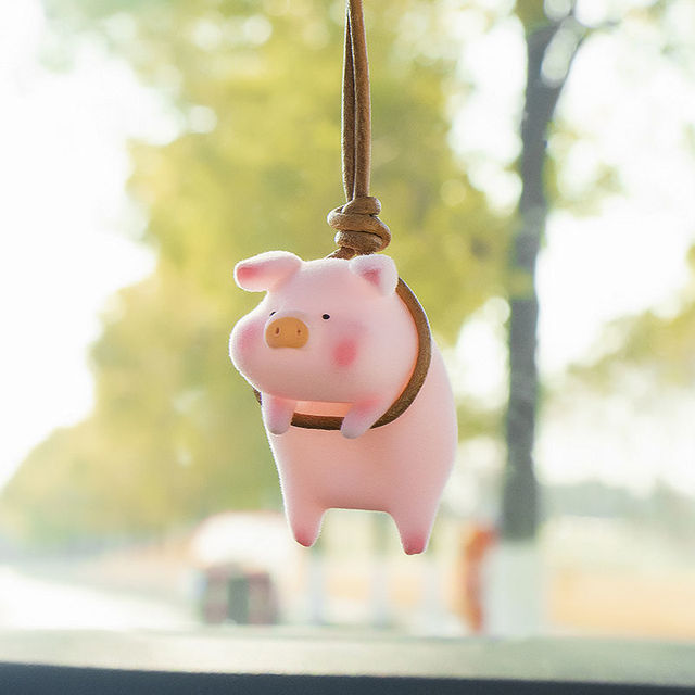 Lucky Piglet Car Pendant