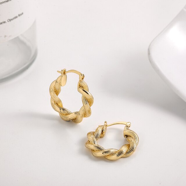 Statement Geometric Hoop Earrings