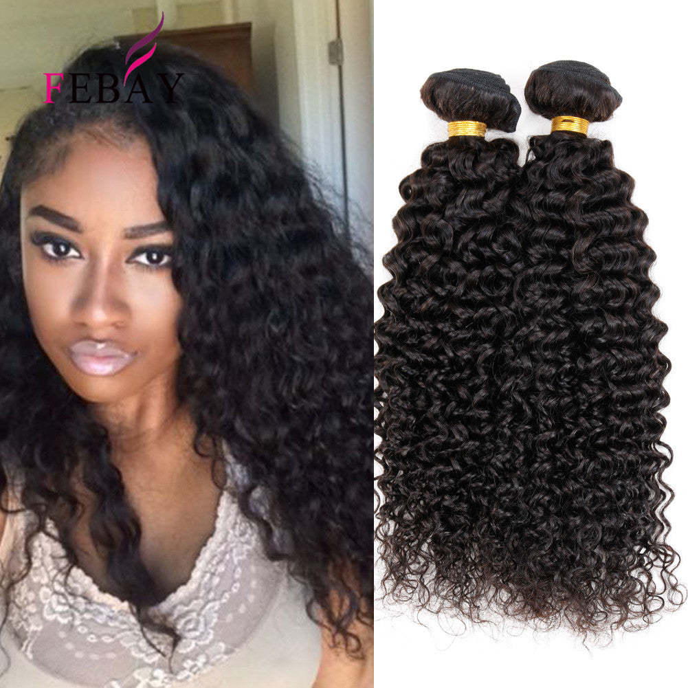 Wig hair weft Brazilian real hair Strip 22 inches of natural black