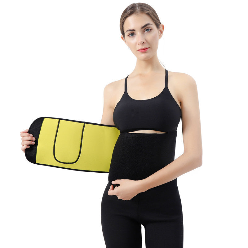 Exercise Violently Sweat Waist Seal Adjustable Size Belly Band Fat Burning Corset Belt Fitness Waist Belt Clip