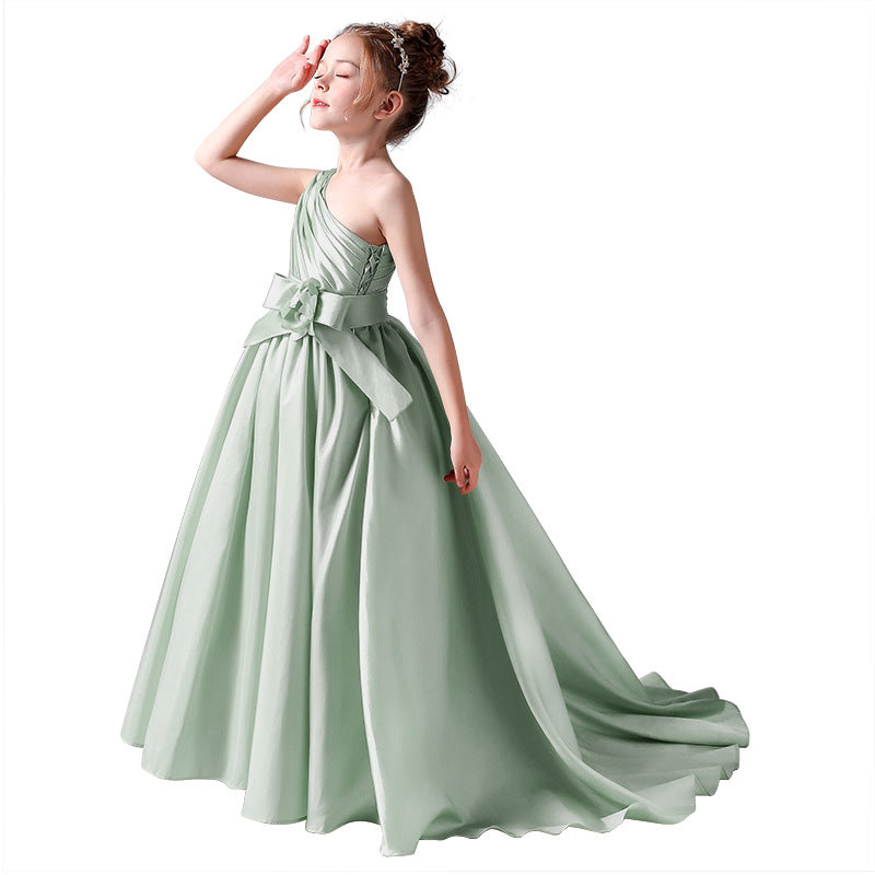 Elegant Princess Maidong Piano Hosting Performance Dress