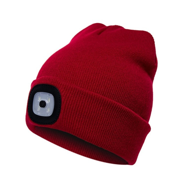 LED Light Beanie Cap