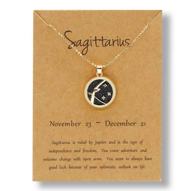 Gold Zodiac Necklace