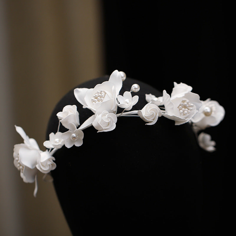 Minimalist Sen Style Bridal Flower Headband