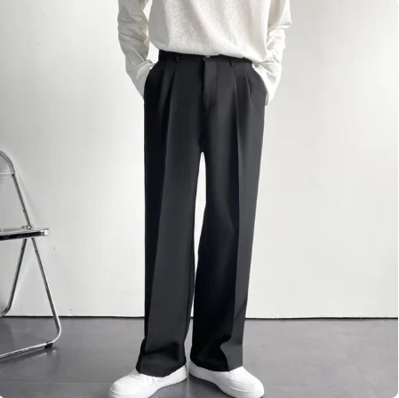 Men's Wide Leg Suit Pants