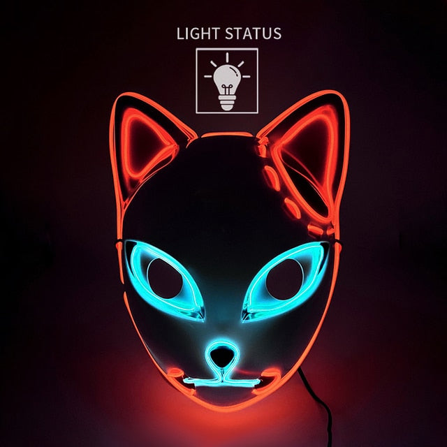 Costume  Cosplay LED Cat Mask