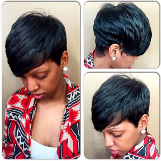 Women's Short Hair Side Wig