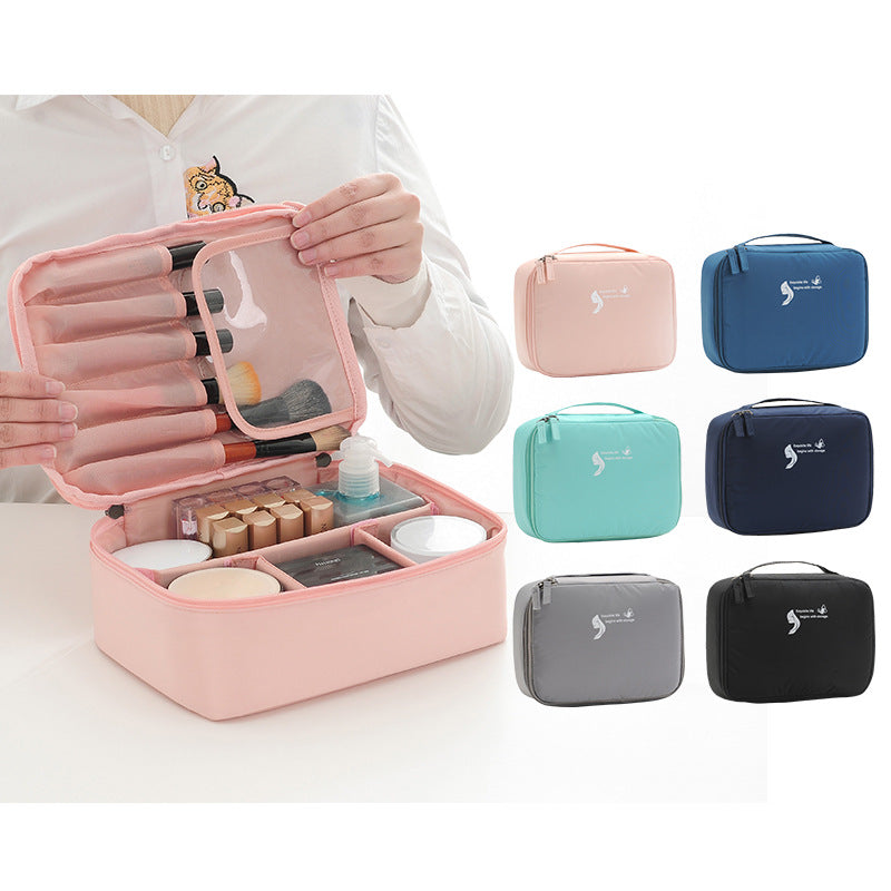 Candy Color Cosmetic Bag Quartet Portable Wash Travel