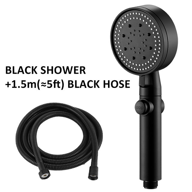 5-Modes Pressurized Shower Head