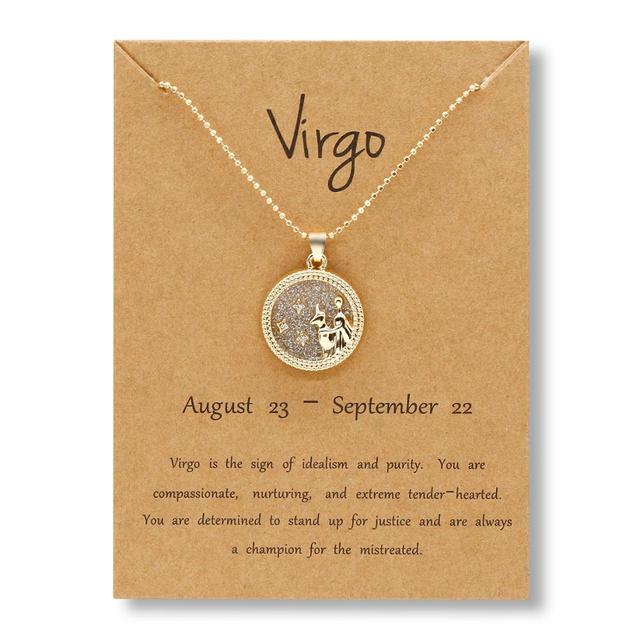 Gold Zodiac Necklace