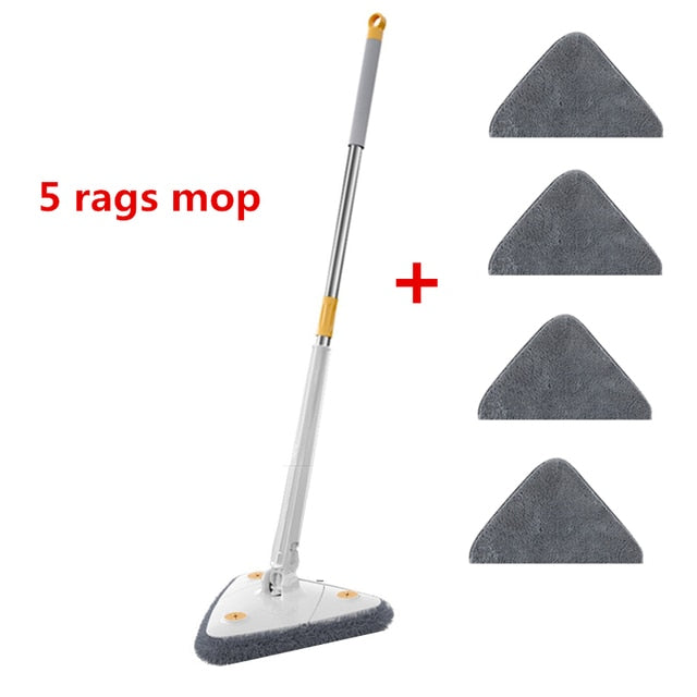 Extended Triangle 360 Twist Squeeze Mop