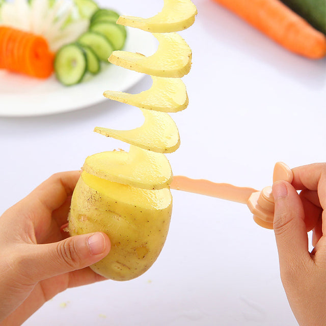 DIY Spiral Vegetable Cutter