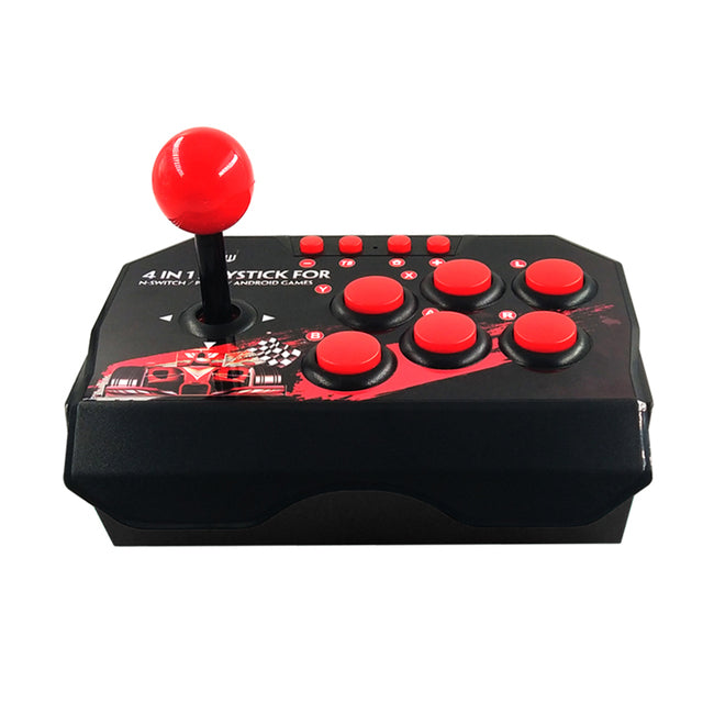 4-in-1 USB Wired Game Joystick Retro Arcade