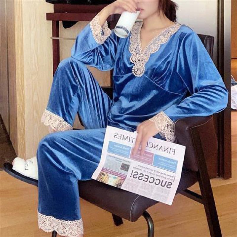 Pajamas autumn female spring and autumn suit