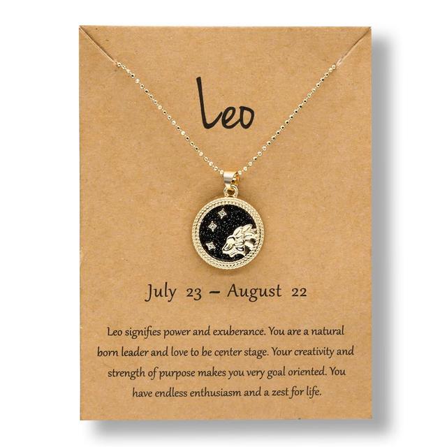 Gold Zodiac Necklace