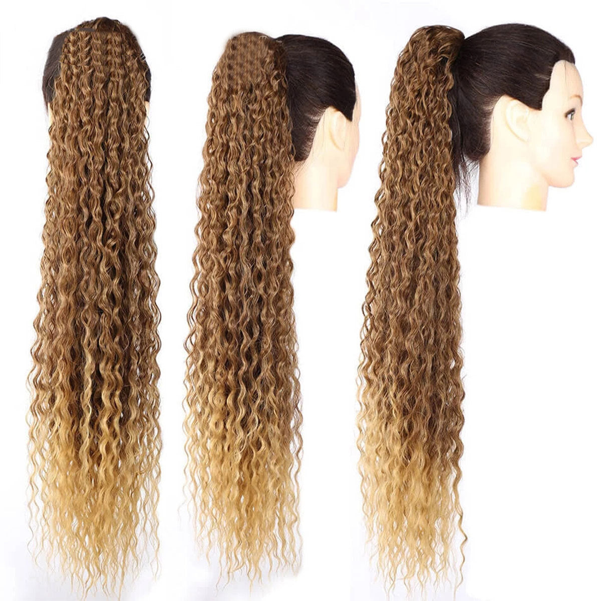 Synthetic Drawstring Curly Ponytail