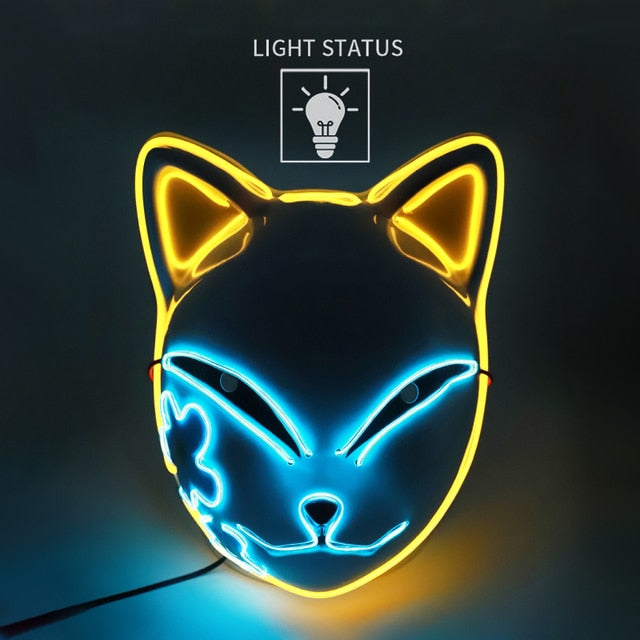 Costume  Cosplay LED Cat Mask