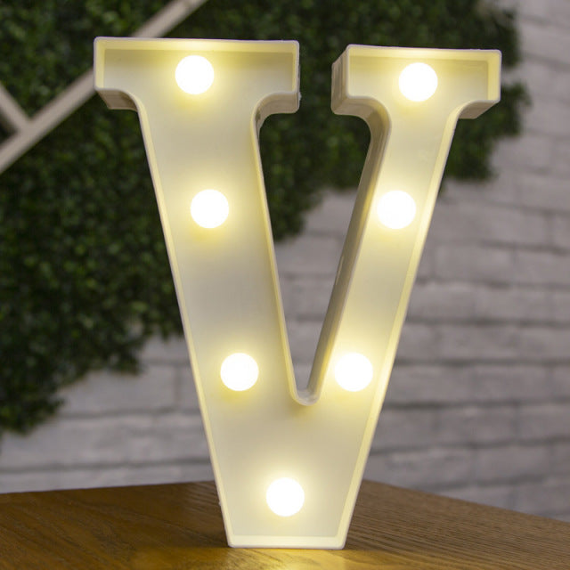 Alphabet Letter LED Lights