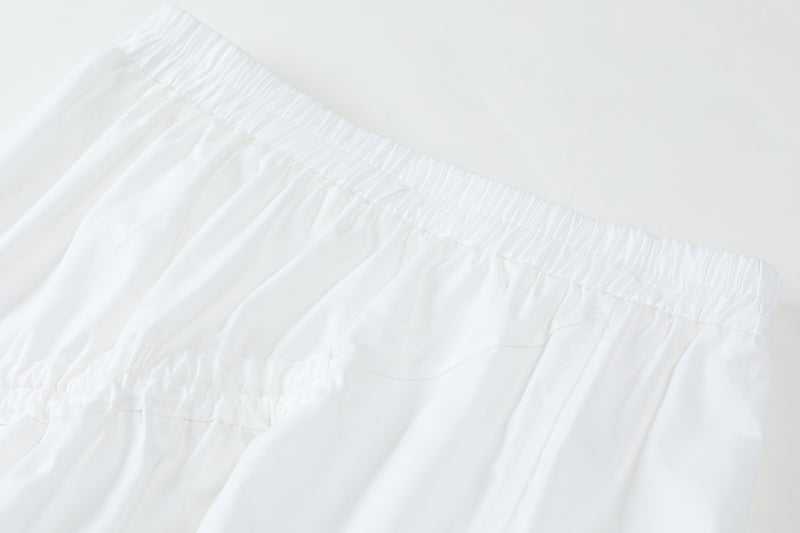 Summer High-waist Design Feels Thin A-line Mid-length Skirt