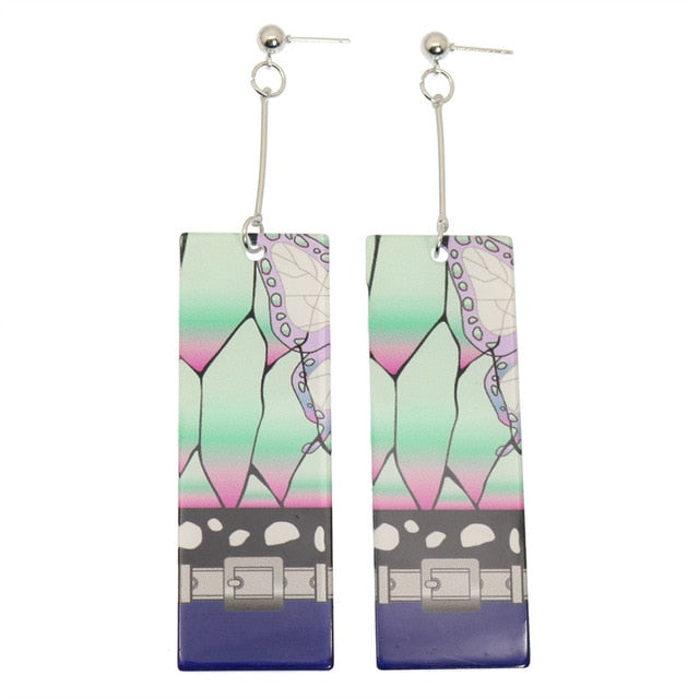 Acrylic Tanjiro Earrings