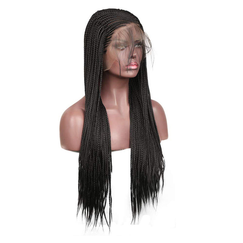 Braided Wigs Synthetic Lace Front Wig Black