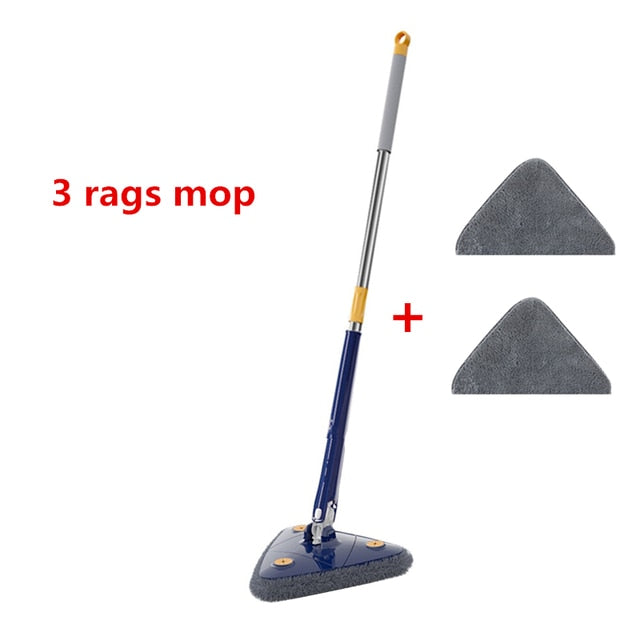 Extended Triangle 360 Twist Squeeze Mop