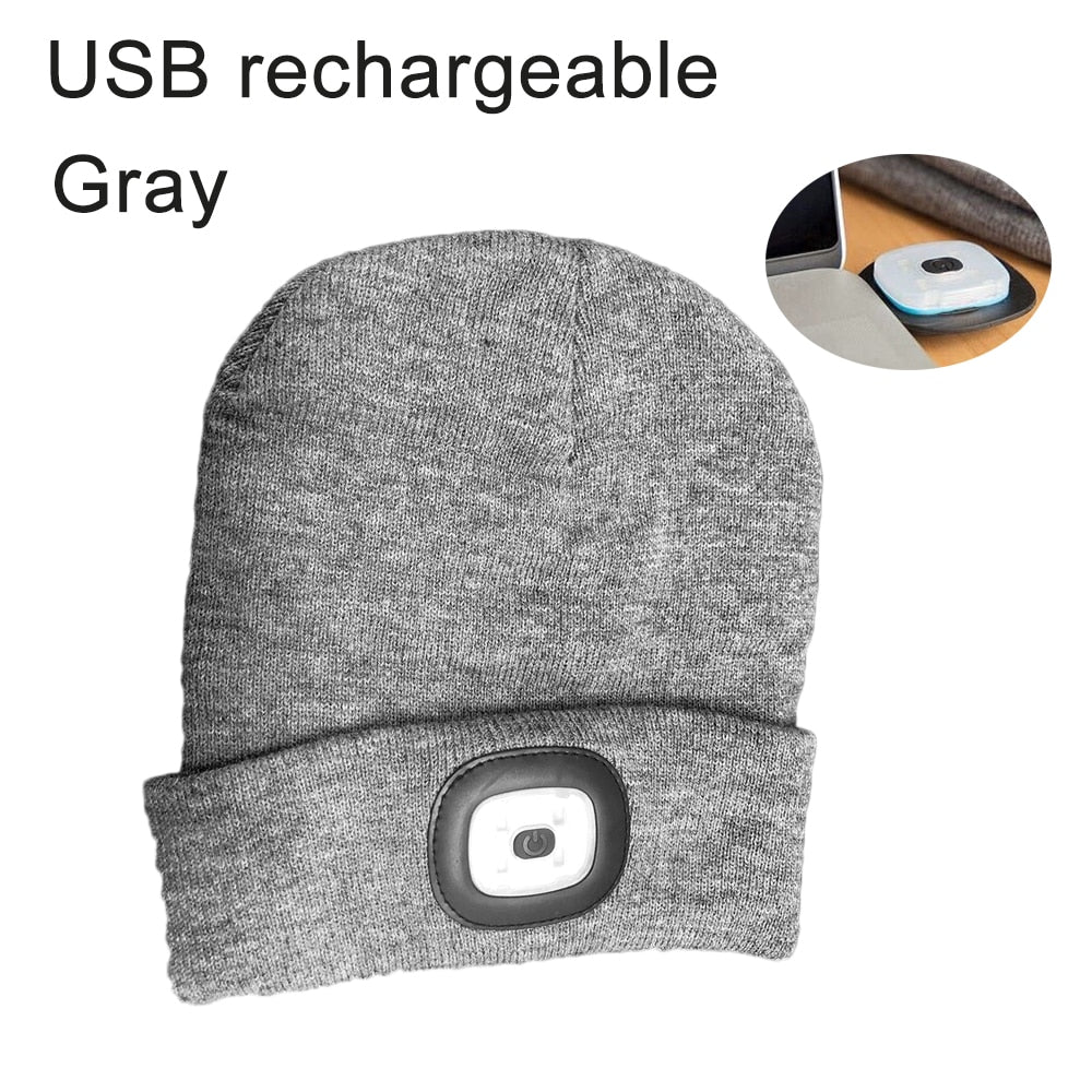 LED Light Beanie Cap