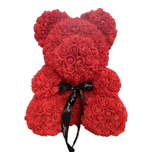 Artificial Flower Rose Teddy Bear