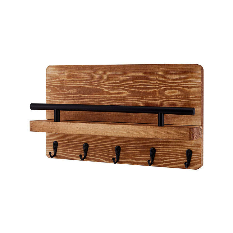 Pine Carbonized Letter Sorter Wall