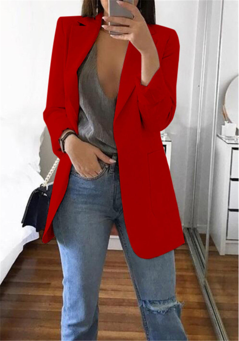 Casual Long Sleeve Blazer