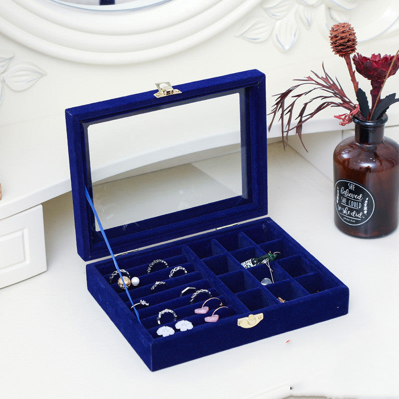 Small Royal Blue Jewelry Box Jewelry