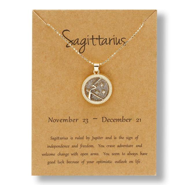 Gold Zodiac Necklace