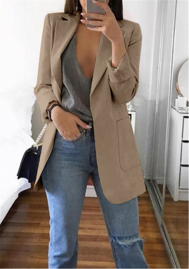 Casual Long Sleeve Blazer