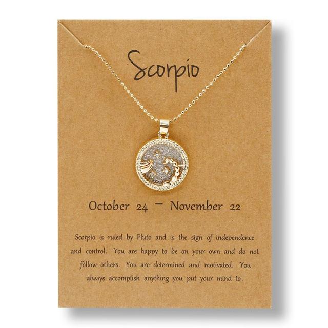 Gold Zodiac Necklace