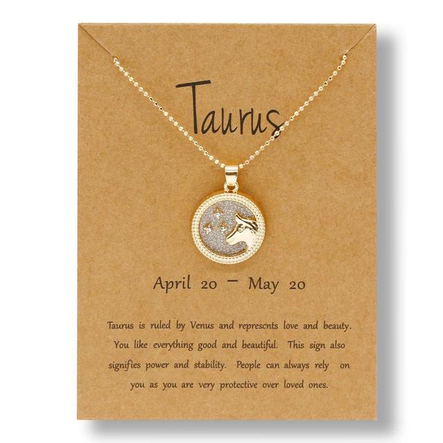 Gold Zodiac Necklace